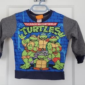 TEENAGE MUTANT NINJA TURTLES Nickelodeon TMNT kids 2T slong sleeve shirt